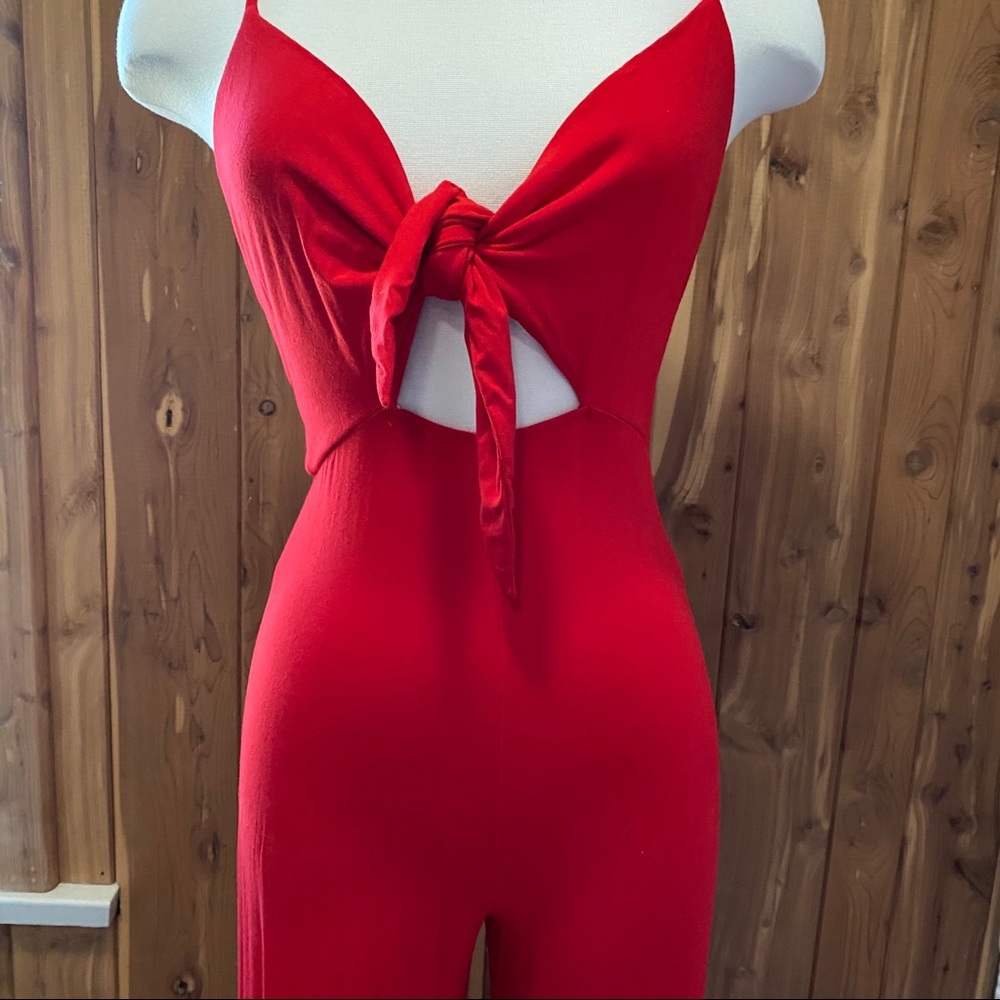 Red jumpsuit - Picture 3 of 6